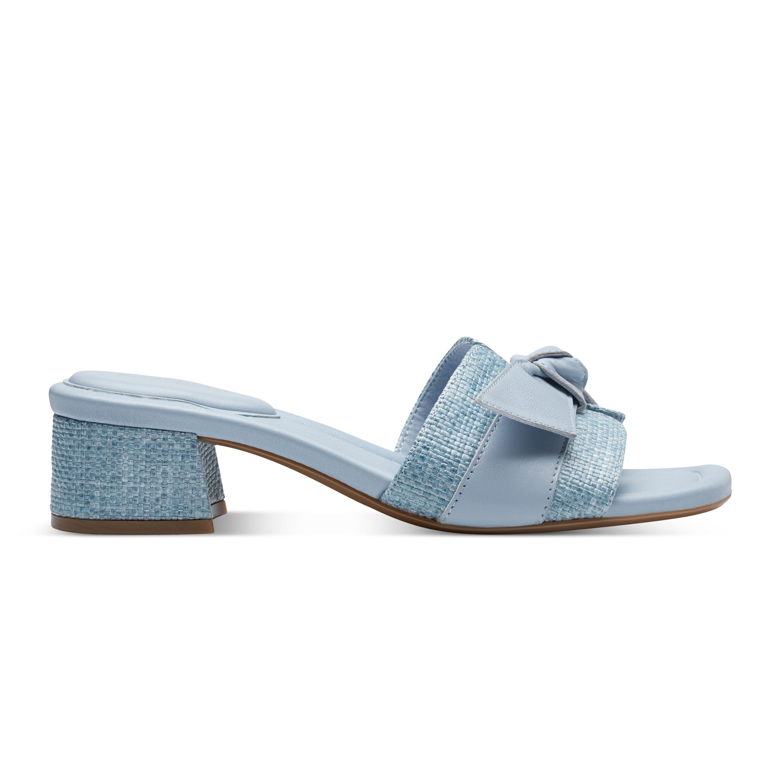 Women's Carsie Block Heel Square Toe Slip-on Sandals